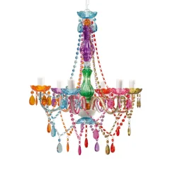 Kare Starlight Regenboog 6-lamps kroonluchter