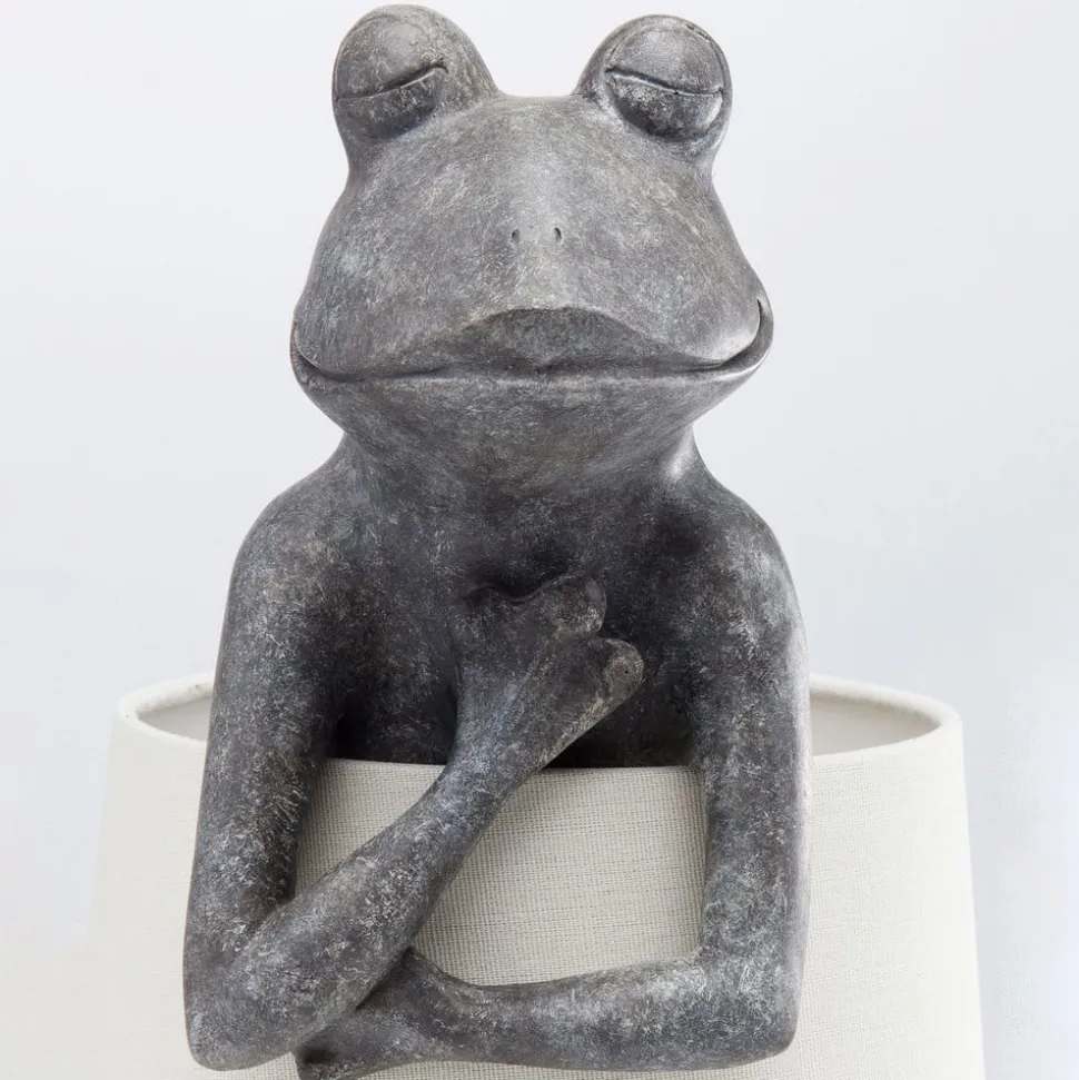 Kare tafellamp Kikker grijs