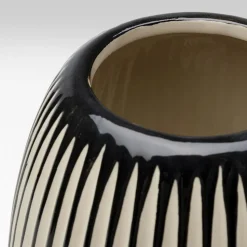 KARE Vaas Calabria, blauw/beige, porselein, handgemaakt