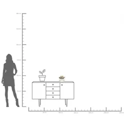 KARE Vaas LA Noble, hoogte 18 cm, glas, goud/helder, handgemaakt