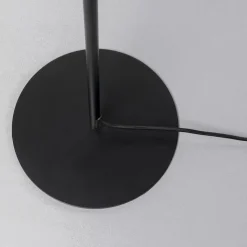 Kare vloerlamp Riva, meerkleurig, textiel, hout, hoogte 160 cm