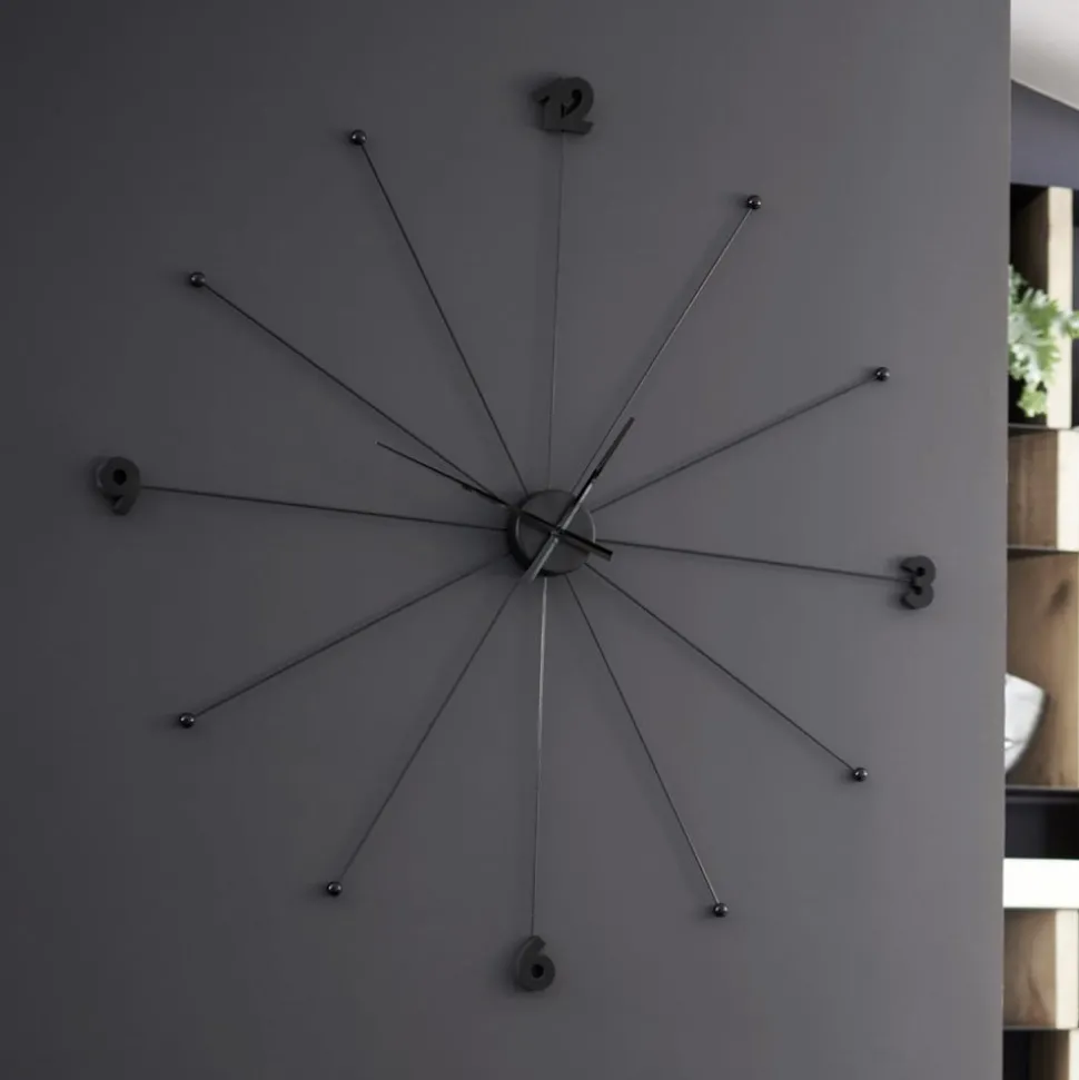 KARE wandklok Like Umbrella, aluminium, polystyreen, Ø 100 cm