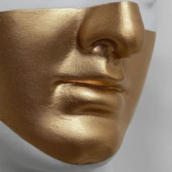 KARE wandobject Apollo, polyresin, gelakt, wit, goud