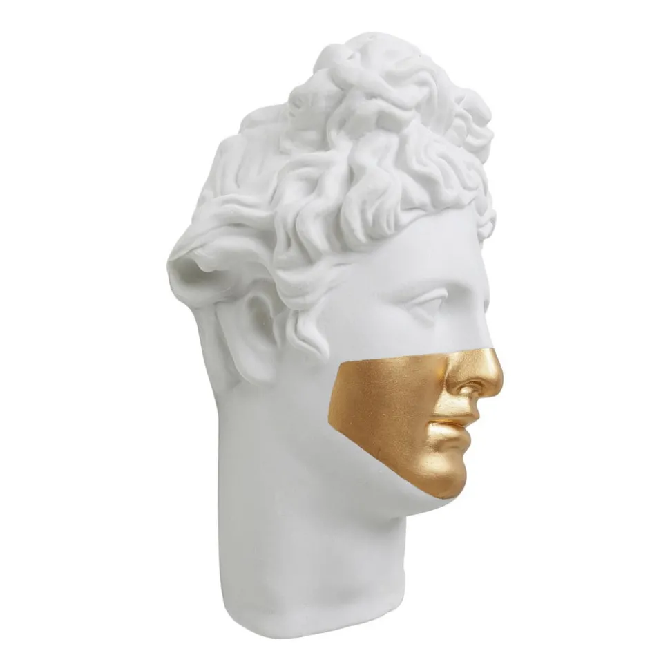 KARE wandobject Apollo, polyresin, gelakt, wit, goud
