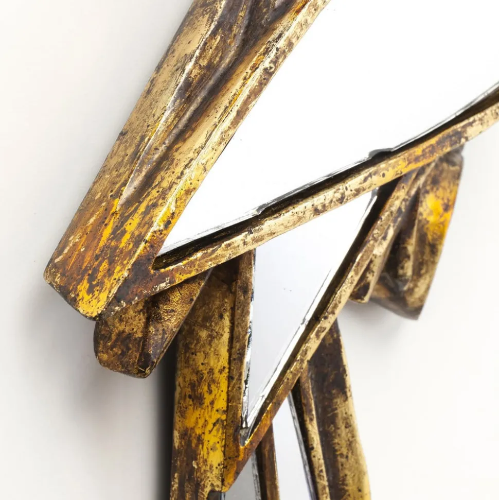 KARE wandobject Papegaai Spiegel, polyresin, glas, goud