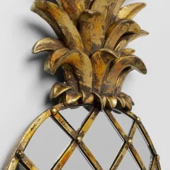 KARE wandobject Pina Spiegel, polyresin, glas, 50 cm, goud