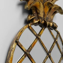 KARE wandobject Pina Spiegel, polyresin, glas, 50 cm, goud