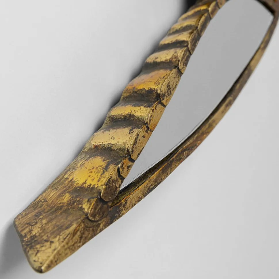 KARE Zwaluw Spiegel wandobject, polyresin, glas, goud