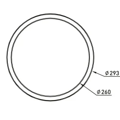 Karl LED plafondlamp, CCT, RGB Backlight, Ø 29cm