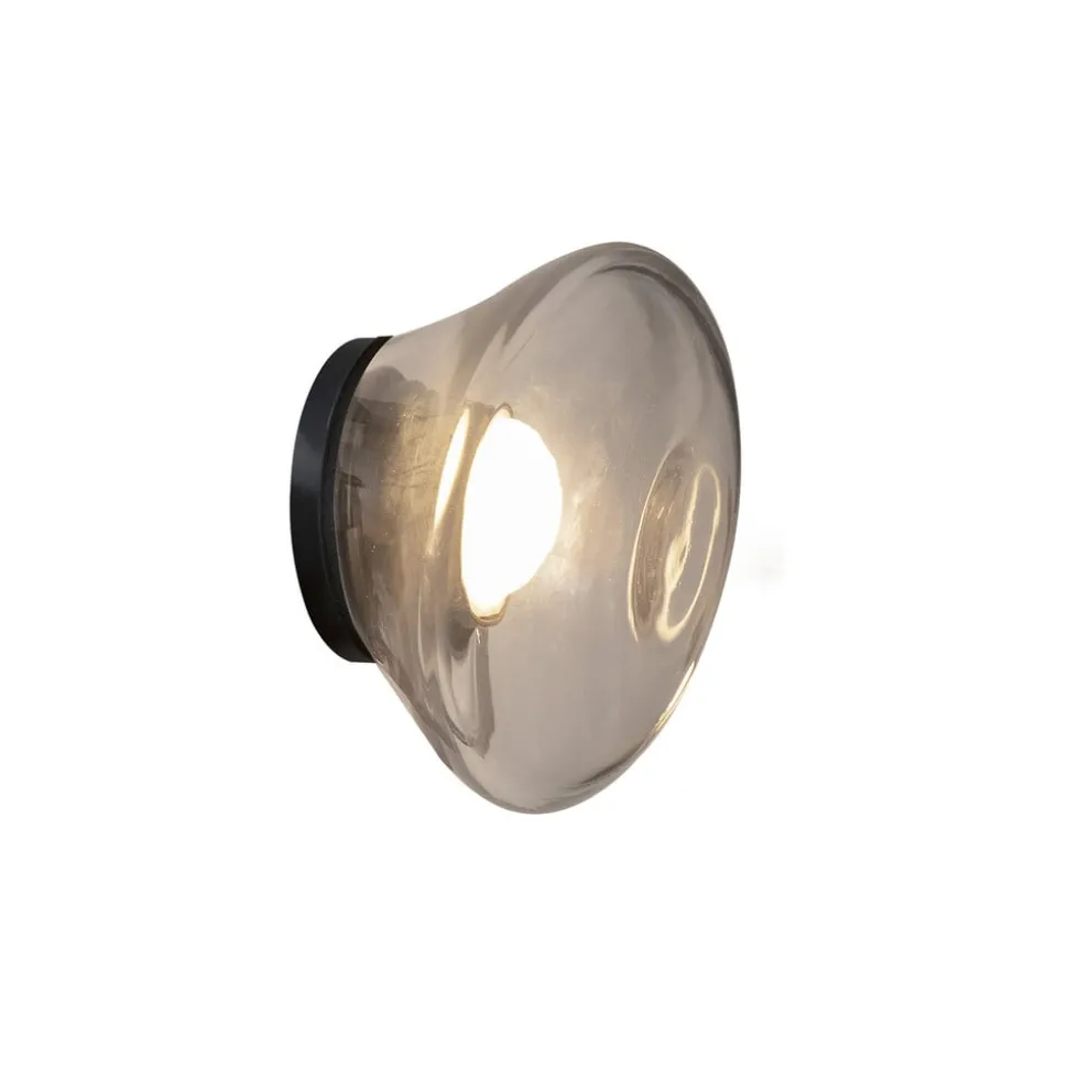 Karman Agua LED wandlamp, IP44, glas helder