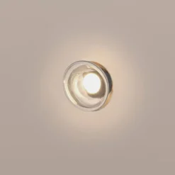 Karman Agua LED wandlamp, IP44, glas helder