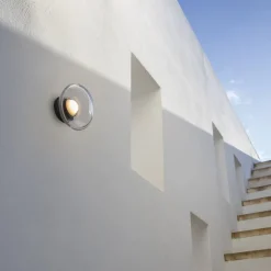 Karman Agua LED wandlamp, IP44, glas helder