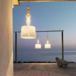 Karman Alibabig LED buiten hanglamp, Ø 50 cm