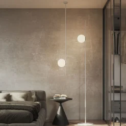 Karman Atmosphere buiten plafondlamp, wit, 133 cm, kunststof