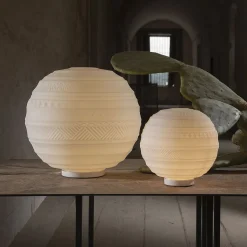 Karman Braille - glazen tafellamp, 40 cm