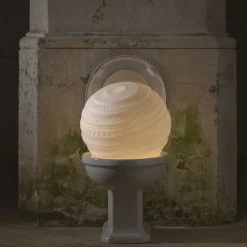 Karman Braille - glazen tafellamp, 40 cm