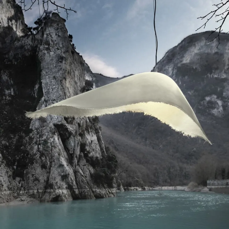 Karman buiten hanglamp Moby Dick, lengte 150 cm, glasvezel