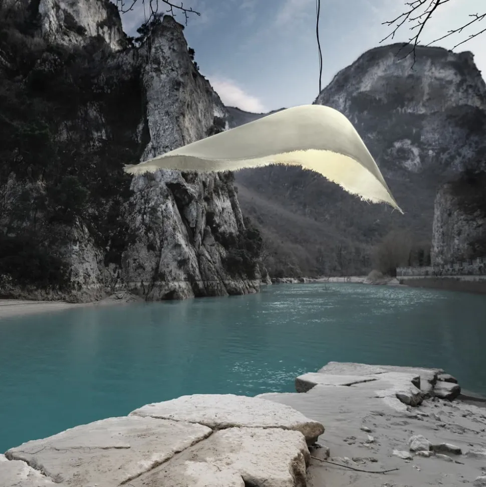 Karman buiten hanglamp Moby Dick, lengte 150 cm, glasvezel