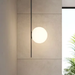 Karman buiten plafondlamp Atmosphere zwart 178 cm kunststof