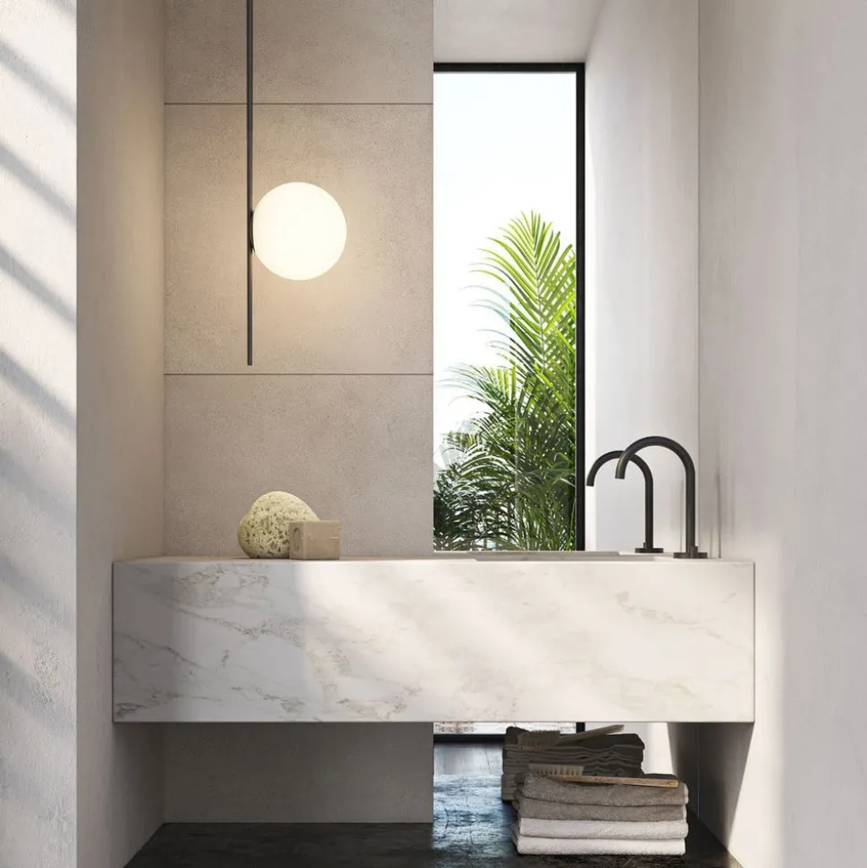 Karman buiten plafondlamp Atmosphere zwart 133 cm kunststof