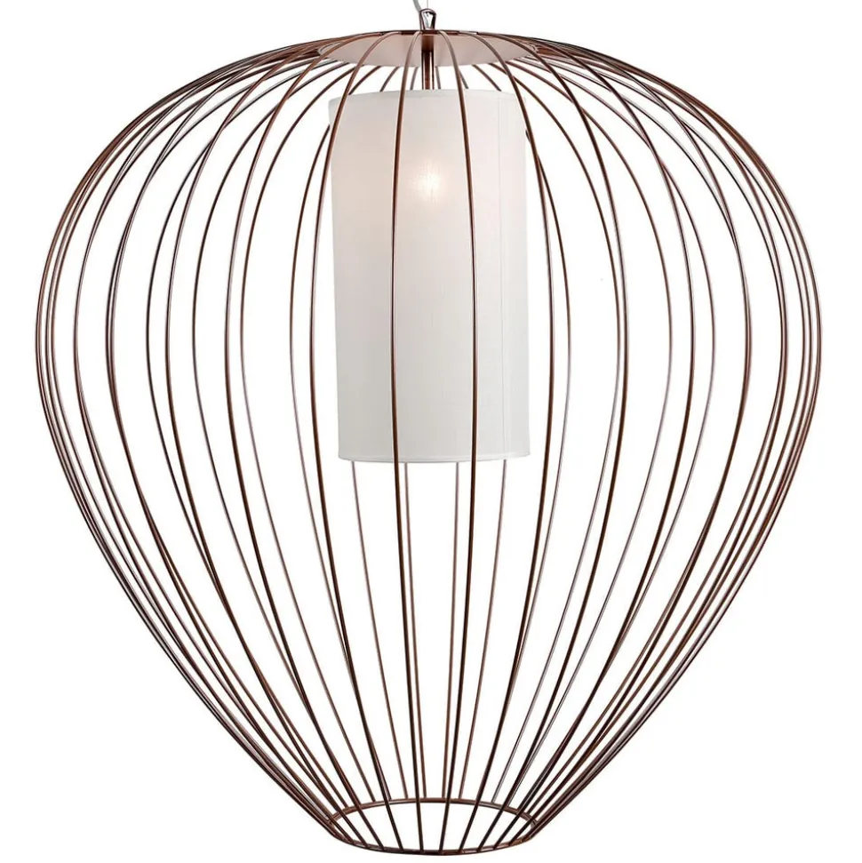 Karman Cell - kooi-hanglamp, Ø84cm, brons