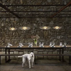 Karman Gonzaga LED hanglamp, Ø 42 cm, wit