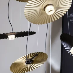 Karman Gonzaga LED hanglamp, Ø 59 cm, messing