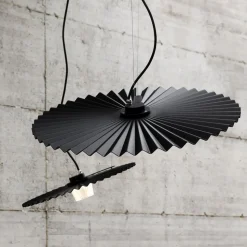 Karman Gonzaga LED hanglamp, Ø 59 cm, zwart