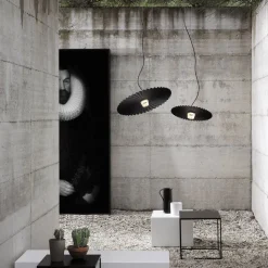 Karman Gonzaga LED hanglamp, Ø 59 cm, zwart