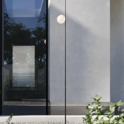 Karman grondspies lamp Atmosphere, zwart 178 cm kunststof