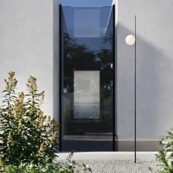 Karman grondspies lamp Atmosphere, zwart 178 cm kunststof