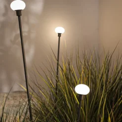 Karman LED grondspies lamp MINUIT, hoogte 60 cm, zwart, IP65