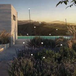 Karman LED tuinpadverlichting MINUIT, hoogte 210 cm, zwart, IP65