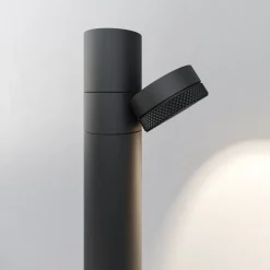 Karman LED tuinpadverlichting Jaco, 54,3 cm, bruin aluminium 2-lamps.