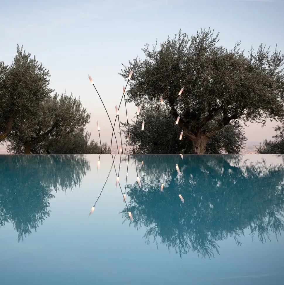 Karman Nilo LED grondspies lamp, hoogte 150 cm