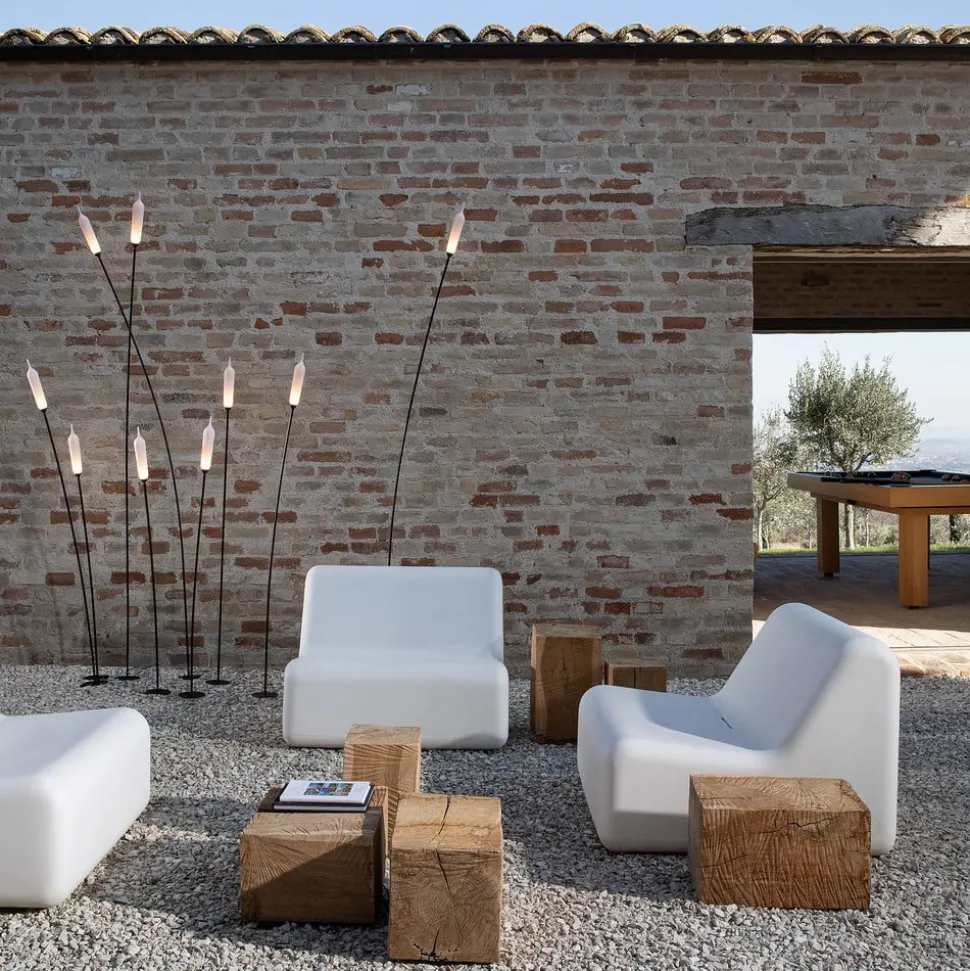 Karman Nilo LED grondspies lamp, hoogte 220 cm