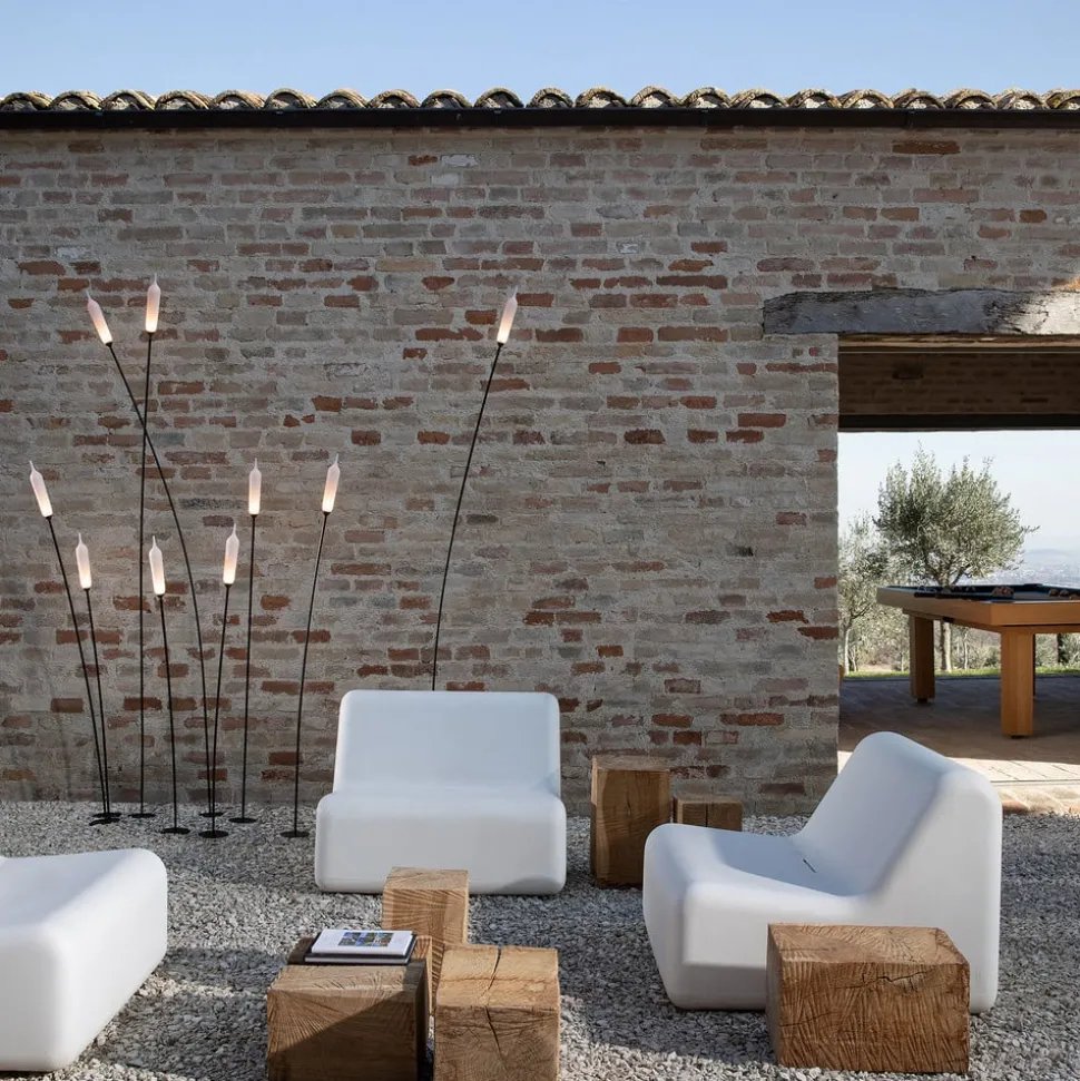 Karman Nilo LED-buiten-vloerlamp, hoogte 150 cm