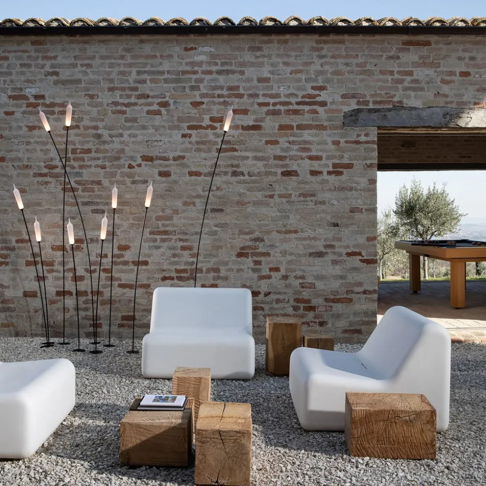 Karman Nilo LED-buiten-vloerlamp, hoogte 118 cm