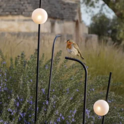 Karman Pois spies-vloerlamp IP65, 3.000K, 158 cm