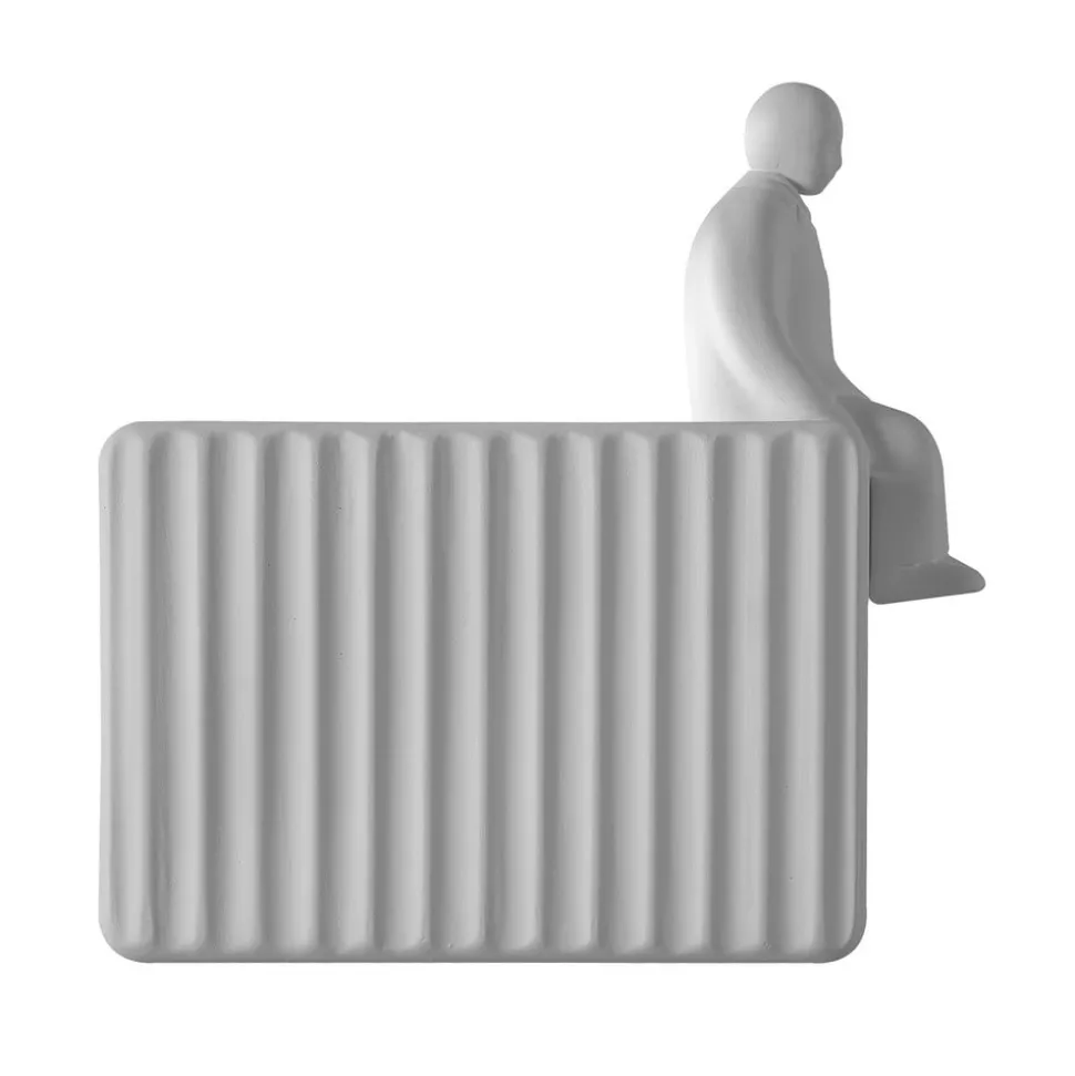 Karman Umarell decoratie figuur 13 cm, zittend