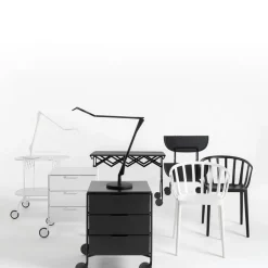 Kartell Aledin Tec - LED tafellamp, zwart