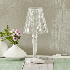 Kartell Big Battery - Tafellamp IP20, transparant