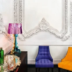 Kartell Bourgie LED tafellamp meerkleurig roze