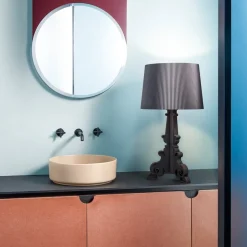 Kartell Bourgie Mat LED tafellamp E14 zwart