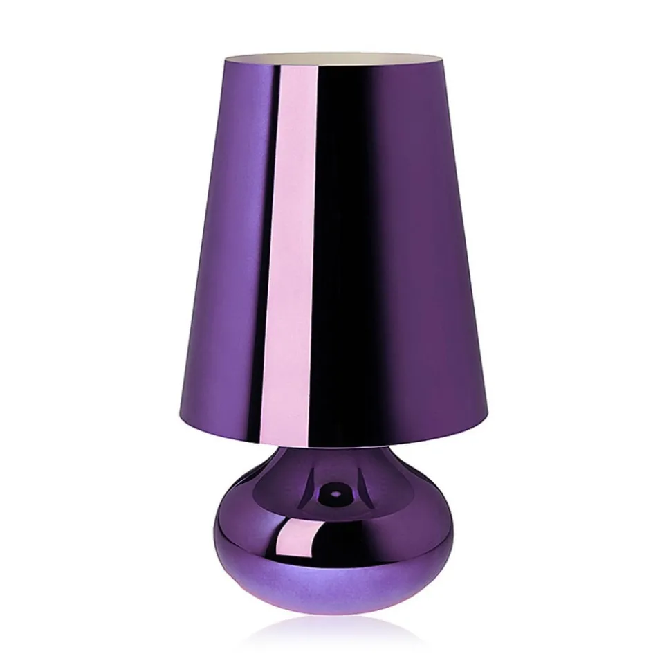 Kartell Cindy LED tafellamp, paars metallic