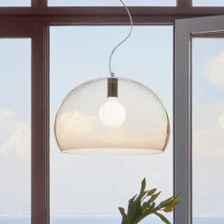 Kartell FL/Y hanglamp, Ø 52 cm, bruin