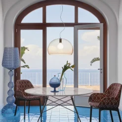 Kartell FL/Y hanglamp, Ø 52 cm, bruin