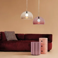 Kartell FL/Y hanglamp, Ø 52 cm, bruin