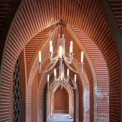 Kartell Khan kroonluchter, Ø 77 cm transparant