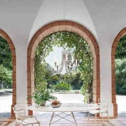 Kartell Khan kroonluchter, Ø 77 cm transparant